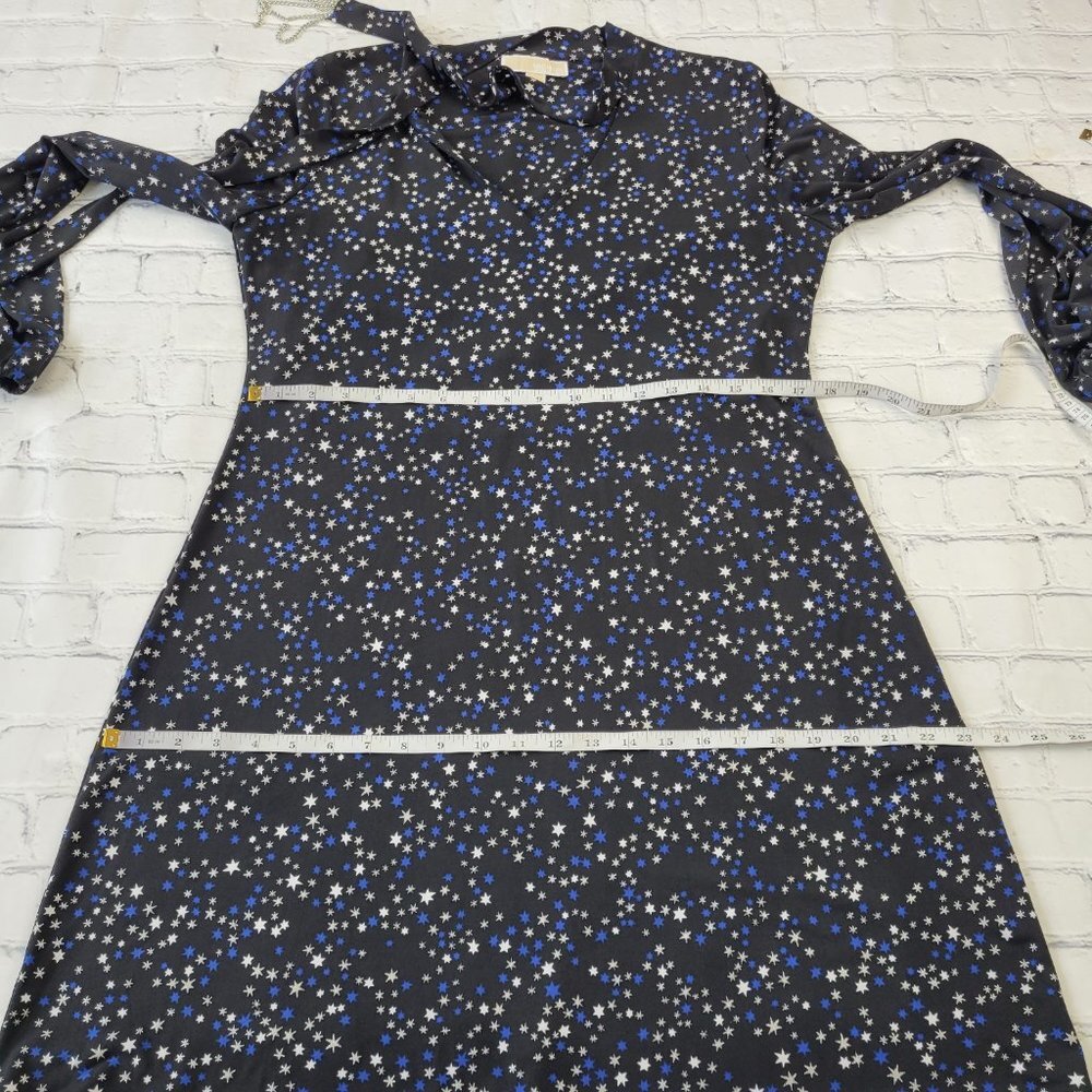 ✅ MICHAEL Michael Kors Womens Plus Metallic Star Print Party Dress size L - Picture 8 of 14
